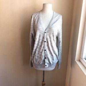 H&M oatmeal Marled Lightweight Cardigan
